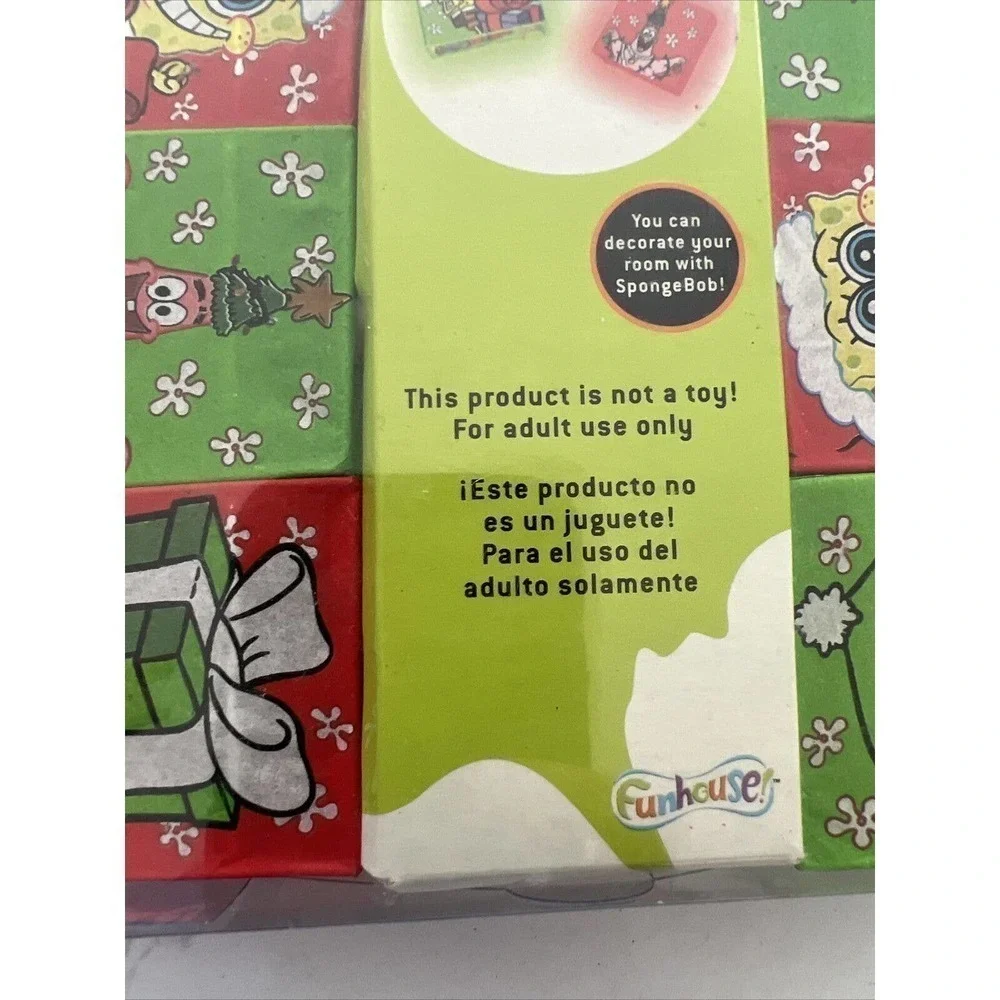 Spongebob Squarepants 12 String Lights Set‎ Holiday Christmas New In Package